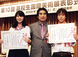 昨年の美術展の様子